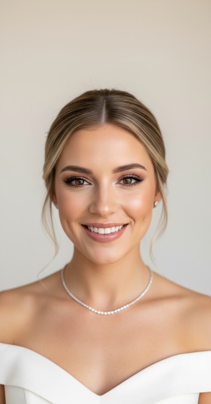 After Side Updo For Wedding